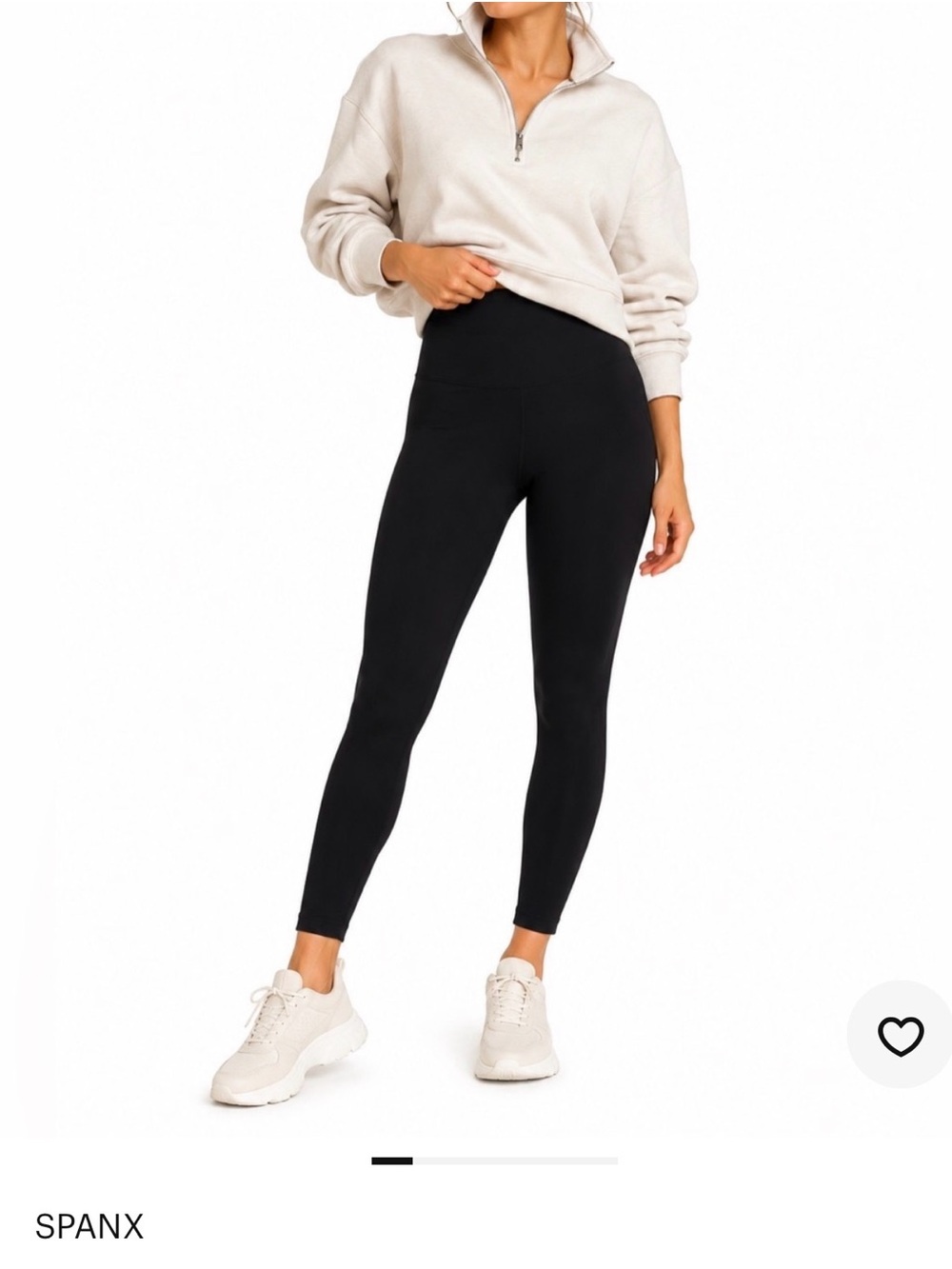 SPANX High-Waist Black Seamlsss Leggings